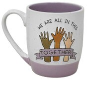 Wholesale - 18oz SPECKLE PURPLE IN THIS TOGETHER MUG, UPC: 840104917220
